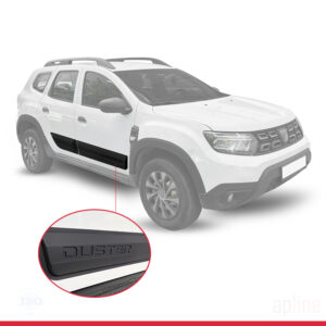 Dacia Duster 2 (HM) 2018-2024 Arası ile Uyumlu Kapı Dodik Seti 4 Parça Siyah