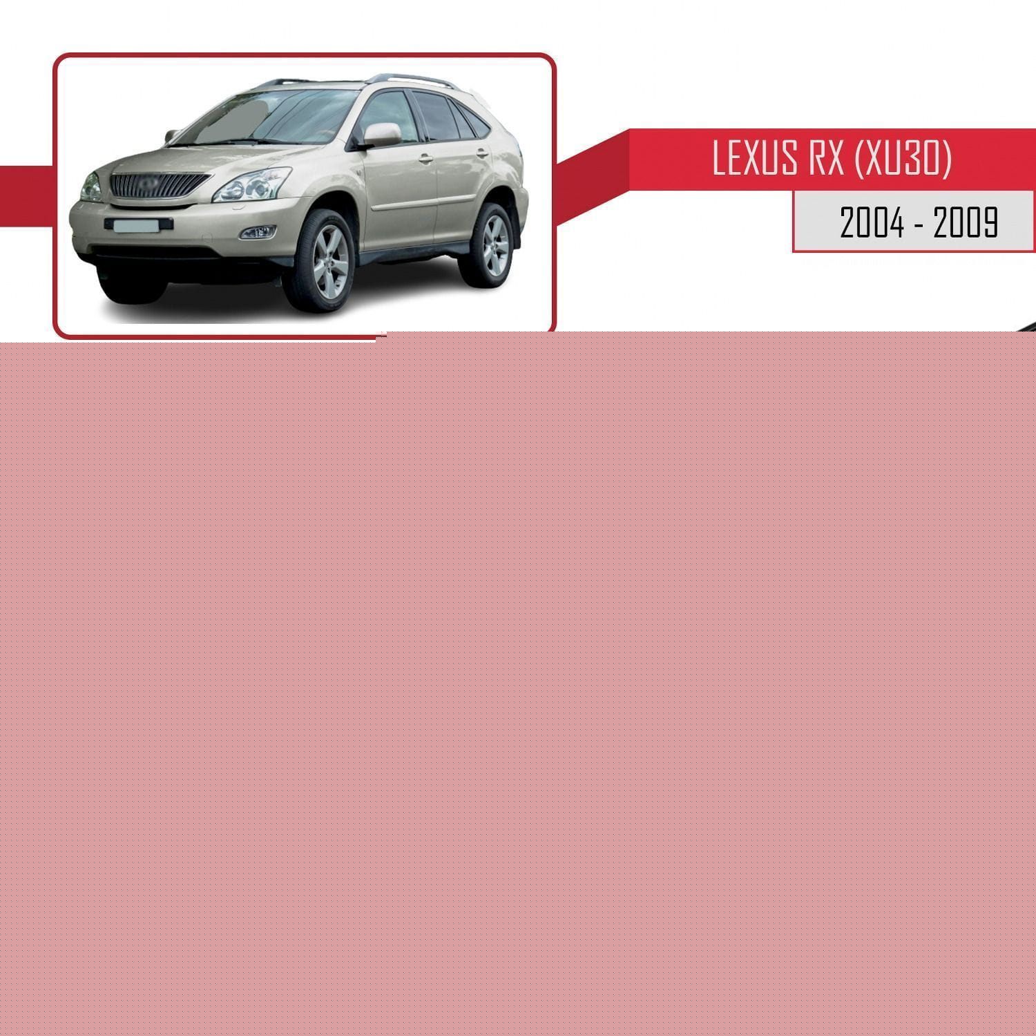 Lexus RX 2 (XU30) 2004-2009 Arası ile Uyumlu FLY Model Ara Atkı Tavan Barı Siyah 3 Adet - Görsel 4